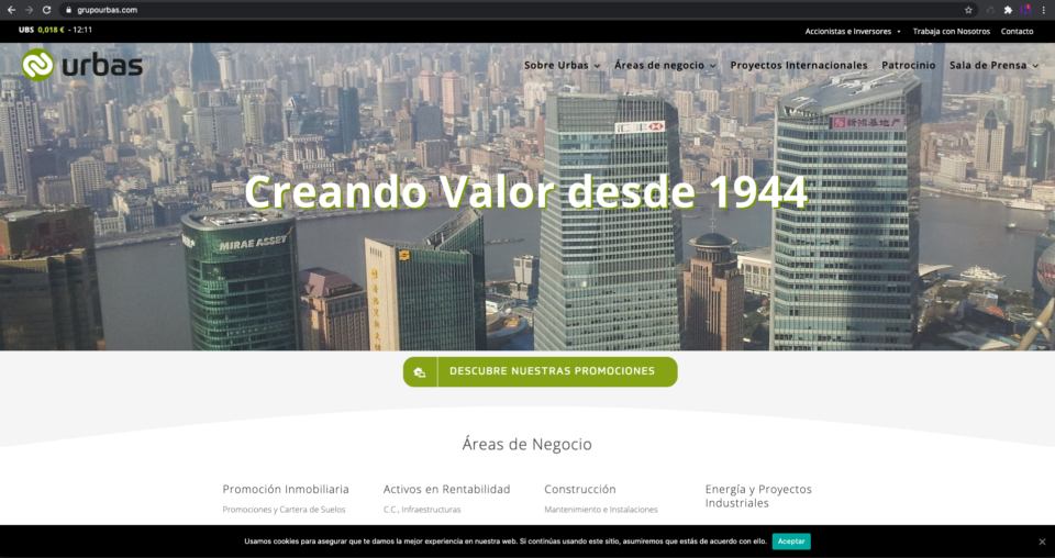 Homepage Urbas